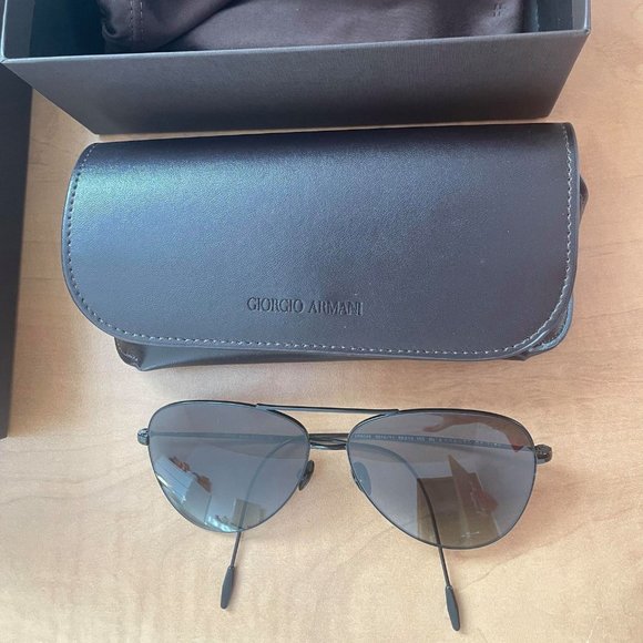 Giorgio Armani Aviator Sunglasses - Picture 1 of 5